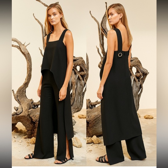 Alexis Tops - Alexis Mya Top Black Hi Low Hem Excellent Size XS